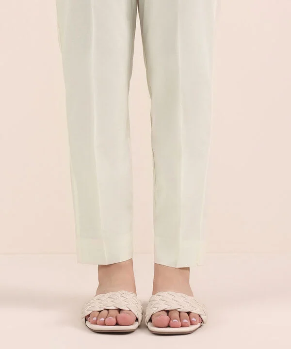 ✅ Straight Cotton Pant Trouser For Women -BCPT