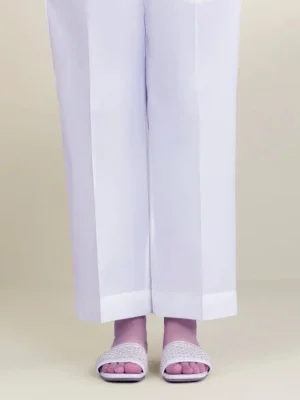 ✅ Wide Leg Cotton Pant Trouser For Women (WHITE) – WLPTC (Culottes Style)