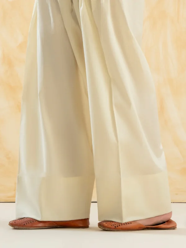 ✅ Elegant Farshi Shalwar For Women (Off White)– EFSOW