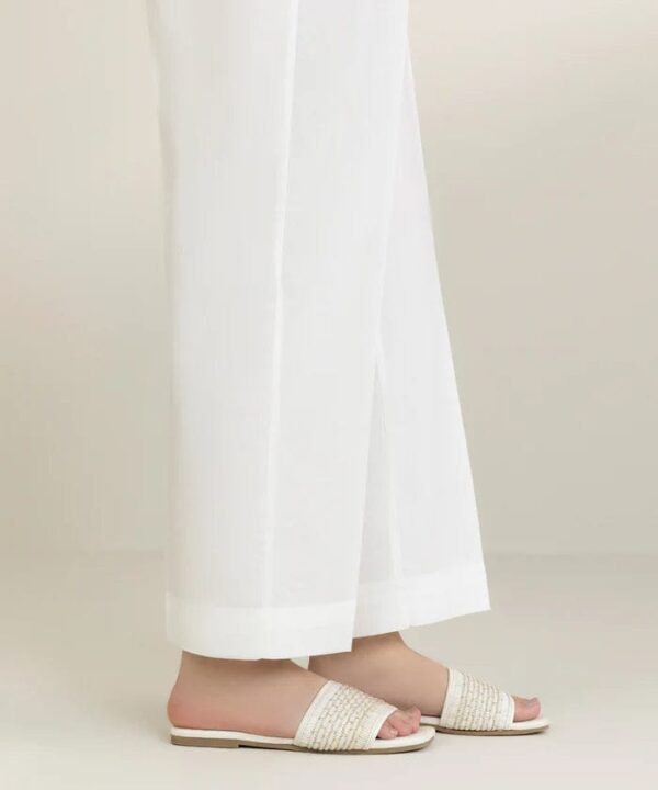 ✅ Wide Leg Cotton Pant Trouser For Women (OFF WHITE)  – WLPTC (Culottes Style)