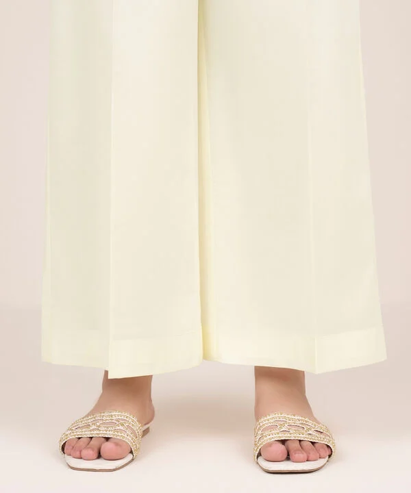 ✅ Palazzo Pant Trouser For Women – PPTW  (Cream)