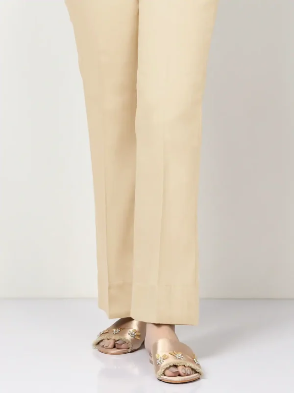 ✅ Bell Bottom Cotton Trousers For Women (Beige) – BBCT