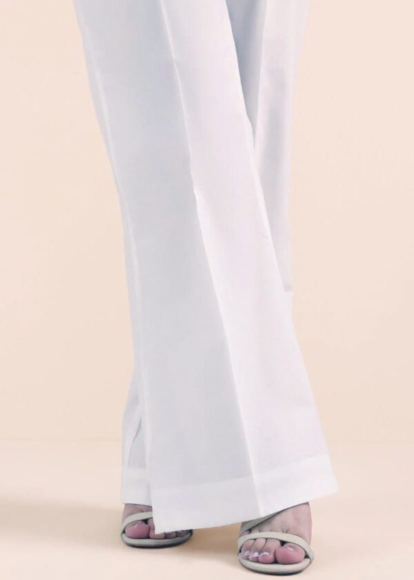 ✅ Bell Bottom Cotton Trousers For Women (White) – BBCT