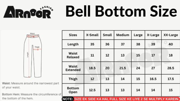 ✅ Bell Bottom Cotton Trousers For Women – BBCT
